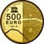 France 500 Euro Les Invalides. Grand Palais 2015 Proof KM# 2255 500 EURO 2015 PARIS RIVES DE LA SEINE GRAND PALAIS INVALIDES coin reverse