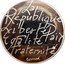 France 500 Euro (Values of the French Republic) LA RÉPUBLIQUE, LIBERTÉ, PAIX EGALITÉ FRATERNITÉ SEMPÉ coin reverse