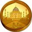 France 5000 Euro UNESCO World Heritage Site. Taj Mahal 2010 Proof KM# 1696 TAJ MAHAL RF coin obverse
