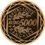 France 5000 Euro Marianne Liberty 2017  Proof KM# 2457 RÉPUBLIQUE EURO 5000 FRANÇAISE coin obverse