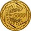 France 5000 Euro Rooster. 3rd Type 2016  RÉPUBLIQUE EURO 5000 FRANÇAISE coin obverse