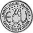 France ECU X# 61 Modern Republic LIBERTE EGALITE FRATERNITE REPUBLIQUE FRANÇAISE 1993 ECU coin obverse