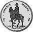 France ECU X# 61 Modern Republic CHARLE - MAGNE 747 - 814 coin reverse
