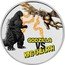 Niue Five Dollars (Charles III Godzilla vs. King Ghidorah) GODZILLA VS KING GHIDORAH coin reverse