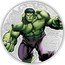 Niue Two Dollars (Charles III Hulk) 1 OZ 999 FINE SILVER ©MARVEL coin reverse