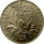 France 1/2 Franc (The Sower) LIBERTE EGALITE FRATERNITE 1/2 FRANC 1973 coin reverse