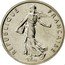 France 1/2 Franc Piedfort 1982 KM# P728 REPUBLIQUE FRANÇAISE O.ROTY coin obverse