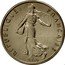 France 1/2 Franc (Piedfort) KM# P497 REPUBLIQUE FRANÇAISE O.ROTY coin obverse