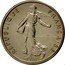 France 1/2 Franc (Piedfort) KM# P473 REPUBLIQUE FRANÇAISE O.ROTY coin obverse