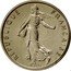 France 1/2 Franc (Piedfort) KM# P424 REPUBLIQUE FRANÇAISE O.ROTY coin obverse