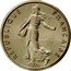 France 1/2 Franc (Piedfort) KM# P398 REPUBLIQUE FRANÇAISE O.ROTY coin obverse