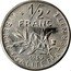 France 1/2 Franc (Piedfort) KM# P666 LIBERTE EGALITE FRATERNITE 1/2 FRANC 1980 coin reverse