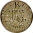 France 1/2 Franc (Piedfort) KM# P551 LIBERTE EGALITE FRATERNITE 1/2 FRANC 1976 coin reverse