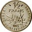 France 1/2 Franc (Piedfort) KM# P525 LIBERTE EGALITE FRATERNITE 1/2 FRANC 1975 coin reverse