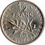 France 1/2 Franc (Piedfort) KM# P399 LIBERTE EGALITE FRATERNITE 1/2 FRANC 1968 coin reverse