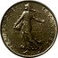 France 1/2 Franc (Piedfort -O. Roty) REPUBLIQUE FRANÇAISE O.ROTY coin obverse