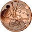 France 1/4 Euro Paralympic Games in Paris. Tennis 2021  KM# 2941 2021 PARIS 2024 - JEUX PARALYMPIQUES TENNIS FAUTEUIL coin reverse