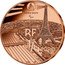 France 1/4 Euro Paralympic Games in Paris. Wheelchair Basketball 2023  KM# 3128 PARIS 2024 RF 1/4 EURO coin obverse