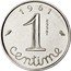 France 1 Centime (Essai) KM# E103 1 CENTIME 1 9 6 1 ESSAI coin obverse