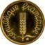 France 1 Centime Grain Sprig 1974 KM# P487 RÉPUBLIQUE FRANÇAISE coin obverse