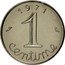 France 1 Centime (Piedfort) KM# P412 1 CENTIME 1 9 7 1 coin obverse