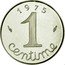 France 1 Centime (Piedfort) KM# P513 1 CENTIME 1 9 7 5 coin obverse
