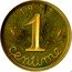 France 1 Centime (Piedfort) KM# P568 1 CENTIME 1 9 7 7 coin obverse