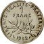 France 1 Franc (O. Roty - Piedfort) KM# P731 LIBERTE EGALITE FRATERNITE 1 FRANC 1982 coin reverse