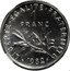 France 1 Franc (O. Roty - Piedfort) KM# Pn734 LIBERTE EGALITE FRATERNITE 1 FRANC 1982 coin reverse
