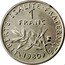 France 1 Franc O. Roty - Piedfort 1980 KM# P669 LIBERTE EGALITE FRATERNITE 1 FRANC 1980 coin reverse