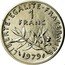 France 1 Franc (O. Roty - Piedfort) KM# P637 LIBERTE EGALITE FRATERNITE 1 FRANC 1979 coin reverse