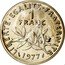France 1 Franc (O. Roty - Piedfort) KM# P582 LIBERTE EGALITE FRATERNITE 1 FRANC 1977 coin reverse