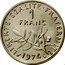 France 1 Franc (O. Roty - Piedfort) KM# P501 LIBERTE EGALITE FRATERNITE 1 FRANC 1974 coin reverse