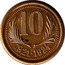 France 10 Centimes (Bunch of Grapes. Department of Herault. Pattern) 10 1921-1924 THEVENON coin reverse