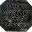 France 10 Centimes (Cinema Castillet. Commune of Perpignan) CINÉMA CASTILLET J. FONT PERPIGNAN coin obverse