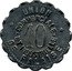France 10 Centimes (Commercial and Industrial Union. Commune of Falaise) UNION COMMERCIALE 10 ET INDUSTRIELLE DE FALAISE coin reverse