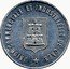 France 10 Centimes Commune of Caen 1921  Wide space between words VILLE DE CAEN UNION COMMERCIALE ET INDUSTRIELLE DE CAEN coin obverse