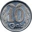 France 10 Centimes (Commune of Evreux) 10 CENT. THEVENON coin reverse