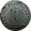 France 10 Centimes (Commune of Saint-Andre-de-l'Eure) VALABLE POUR LE CANTON 10C. coin reverse