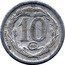 France 10 Centimes (Department of Deux-Sevres) 10 CMES THEVENON coin reverse