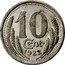 France 10 Centimes Department of Eure-et-Loir 1922  10 CENT 1922 THEVENON coin reverse