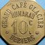 France 10 Centimes Great Ice Cream Cafe. Humarau 1920 ND HUMARAU GRAND CAFÉ GLACIER 10 C BÉZIERS coin obverse