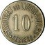 France 10 Centimes Lemonade Union. Beziers 1920 ND SYNDICAT DES LIMONADIERS BÉZIERS 10 C coin obverse