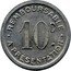 France 10 Centimes (Pharmacy of Doctor Ferret. Albi) 10 C REMBOURSABLE À PRÉSENTATION coin reverse