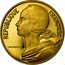 France 10 Centimes (Piedfort) KM# P572 REPUBLIQUE FRANÇAISE LAGRIFFOUL coin obverse