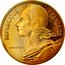 France 10 Centimes (Piedfort) KM# P392 REPUBLIQUE FRANÇAISE LAGRIFFOUL coin obverse