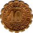 France 10 Centimes (Region of Provence-Alpes-Cote d'Azur. Pattern) CHAMBRES DE COMMERCE 10C. 1921 THEVENON RÉGION PROVENÇALE coin reverse