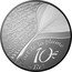 France 10 Euro (400th Anniversary of the Birth of Jean de La Fontaine) KM# 2978 LE MIEUX EST L’ENNEMI DU BIEN LASCIATE OGNE SPERANZA VOI CH’INTRATE TO BE OR NOT TO BE: THAT IS THE QUESTION WAS MICH NICHT UMBRINGT, MACHT MICH STÄRKER L'ART DE LA PLUME 10 € RF coin obverse