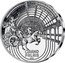 France 10 Euro (Great Palace) KM# 2981 PARIS 2024 XXXIIIE OLYMPIADES GRAND PALAIS 2021 coin reverse