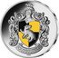 France 10 Euro (Hufflepuff) POUFSOUFFLE ©WBEI coin reverse